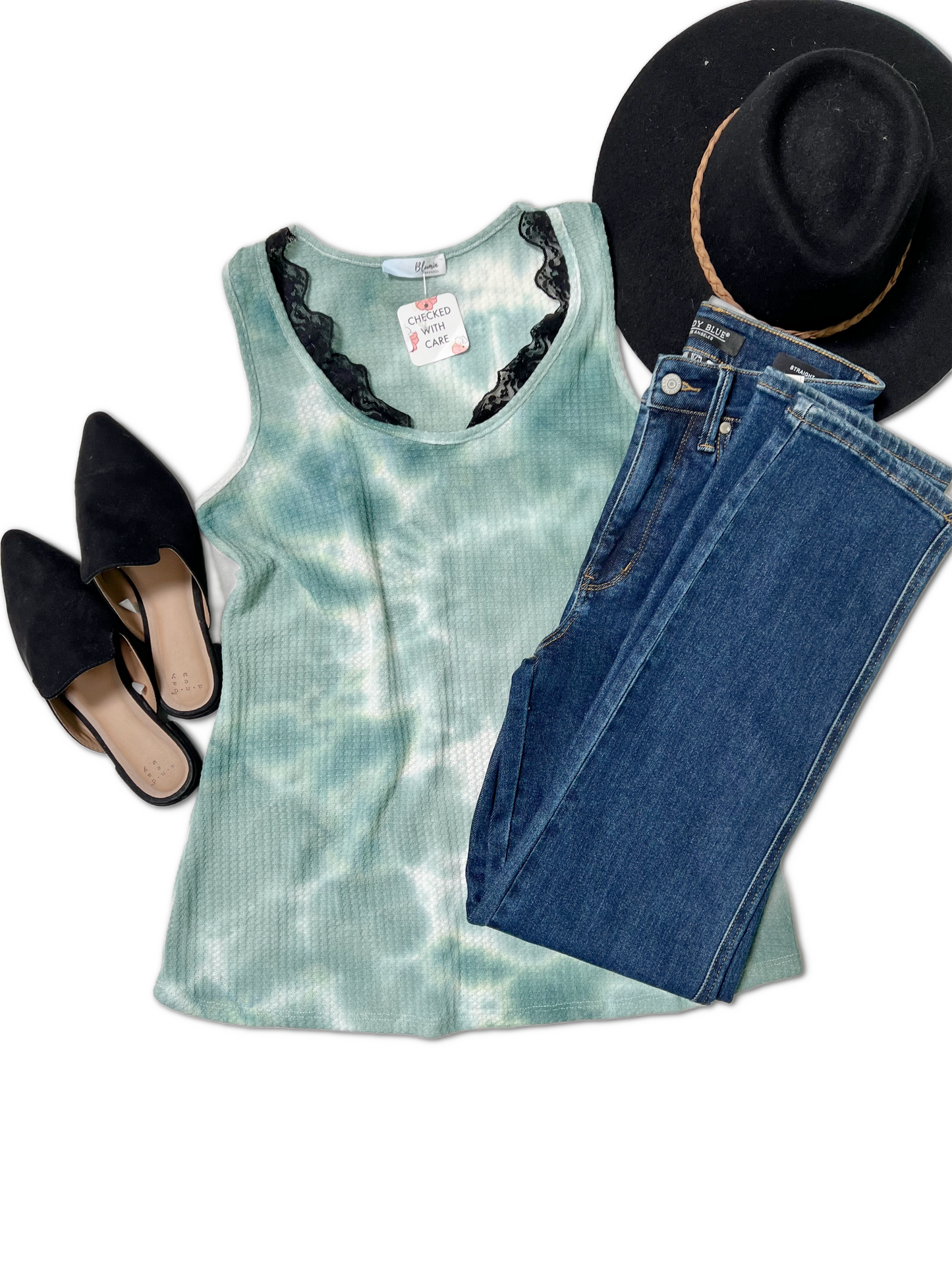 Make a Splash - Waffle Knit Tank