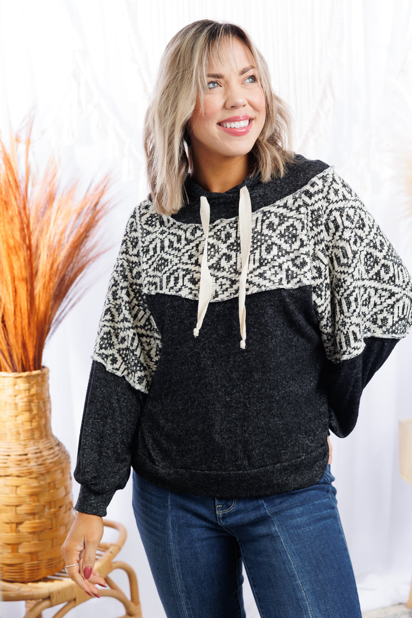 Laid Back - Aztec Hoodie