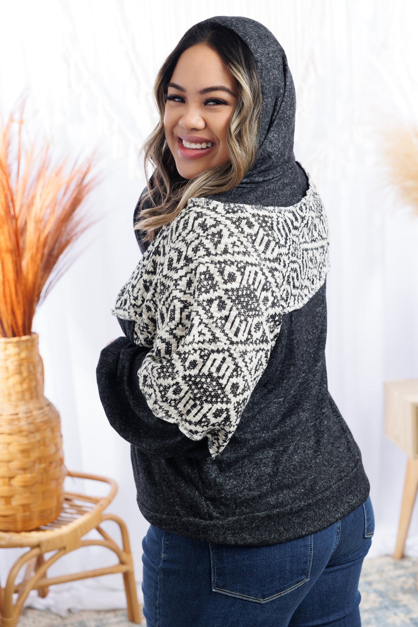 Laid Back - Aztec Hoodie